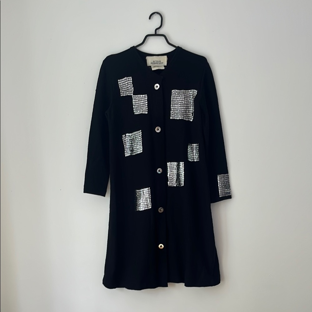 Fabulous Steve Fabrikant for Neiman Marcus Vintage Long Sleeve Dress/Coat